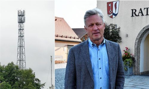 Aufruhr rund um das Thema Funkmasten: Der Erste Bürgermeister Vogtareuths Rudolf Leitmannstetter möchte aufklären. Foto Henning Kaiser (picture alliance)/ Peter Schlecker