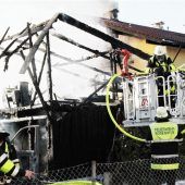 Nach Brand ermittelt die Kripo