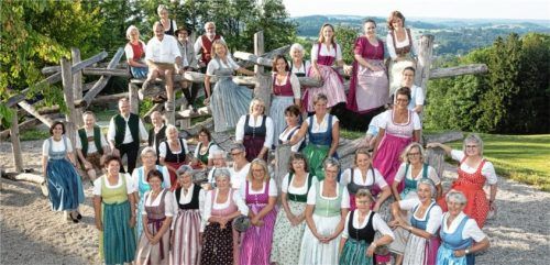 Beständigkeit wird bei der Singgemeinschaft Frasdorf großgeschrieben.Foto Berger