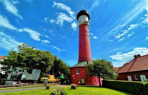 Der „Alte Leuchtturm“ im Inseldorf ist ein beliebtes Ausflugsziel. Foto karin kudla