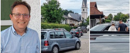 Der Frasdorfer Bürgermeister Daniel Mair will etwas gegen die erheblichen Verkehrsprobleme im Ort unternehmen. Foto Rehberg/Mair
