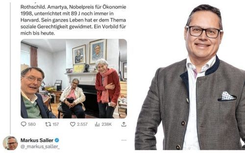 Der Mühldorfer FW-Landtagskandidat Markus Saller hat einen X-Post von Gesundheitsminister Karl Lauterbach kommentiert. Foto Screenshot Facebook/FW