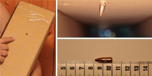 Die Brannenburgerin Rebecca Seeberg erhielt mehr als bestellt: In einem zugestellten Paket fand sie eine Patronenkugel. Foto Michael Bartel