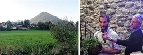 Die Diskussion um das Gschwendtner Feld nimmt kein Ende: In der Oberaudorfer Brauerei Astl verdeutlichte die Bürgerinitiative unter anderem mit ihren Sprechern Sepp Steinmüller (Foto rechts, links) und Markus Aicher ihren Standpunkt. Foto Re