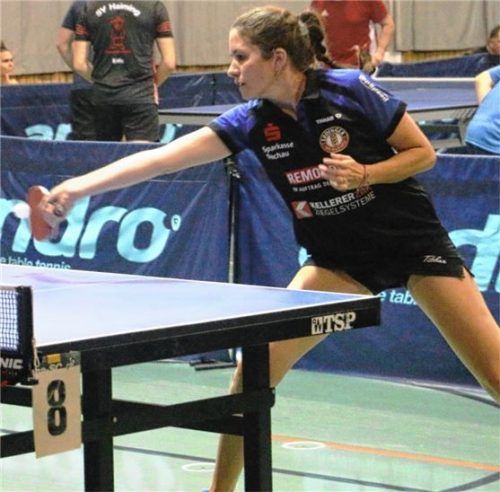 Die gebürtige Bad Aiblingerin Christina Feierabend schafft den Spagat zwischen Beruf und Leistungssport.Foto Erlich