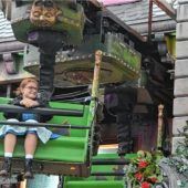 Voller Schub und Schleudertaumel