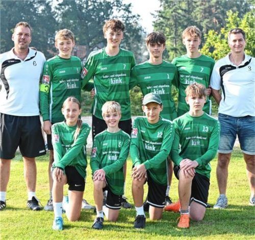 Die U16-Mannschaft des MTV Rosenheim holte bei der deutschen Meisterschaft in Oldendorf den zehnten Platz.Foto re