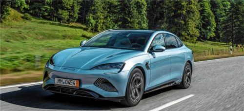 Die vollelektrische Sportlimousine BYD Seal. Foto Autoren-Union Mobilität/BYD