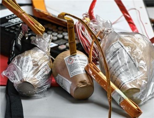 Diese Bomben beinhalten unterschiedliche Effekte. Sie werden im separaten Bunker gelagert.