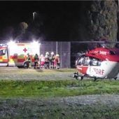 Blutspur führt zu Unfallort
