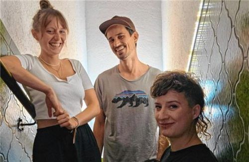 Freuen sich auf zahlreiche neue Veranstaltungen im „Affekt“: (von links) Ramona Weiß, Ludwig zur Hörst und AnnaGrude. Foto Privat