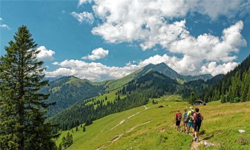Für geübtere Wanderer ist der Brünnstein-Rundweg eine traumhafte Tour mit Panorama-Garantie. Fotos Tourist-Information Oberaudorf.