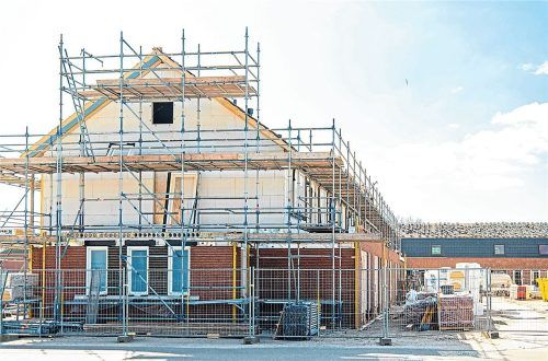 Leere Baustelle: Geht der Bauträger pleite, muss man schnell und umsichtig handeln. Foto Panthermedia/fokkebok