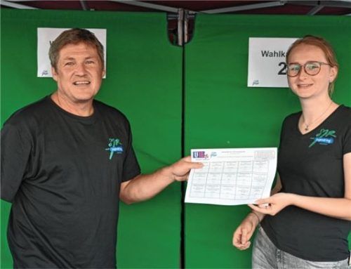 Markus Bundil freut sich über die Beteiligung bei der U18-Wahl. Zusammen mit seinem Team vom Stadtjugendring organisiert er die fiktive Wahl. Foto Schlecker