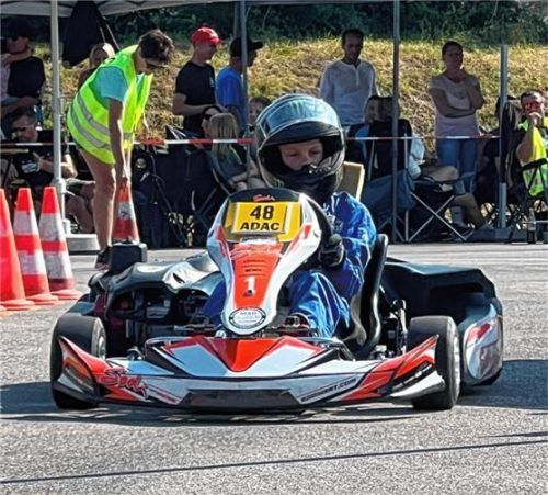 Moritz Giebel gehört in seiner Klasse zu den 25 besten Fahrern Bayerns.Foto re