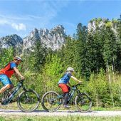 Drei Almen per E-Bike entdecken