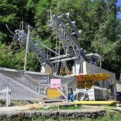 Neue Bergbahn an der Partnachklamm