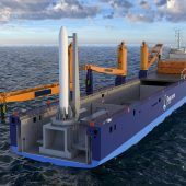 Schiff wird Deutschlands Weltraumbahnhof