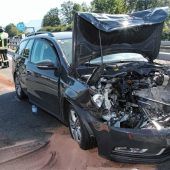 Auffahrunfall mit fünf Verletzten