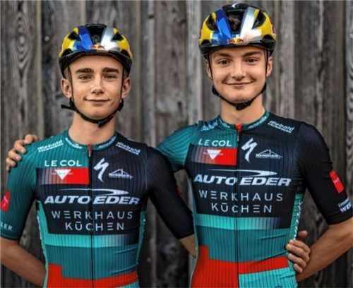 Anatol Friedl und Patrick Casey (von links) haben den nächsten Schritt auf der Karriereleiter unternommen.Foto Red Bull