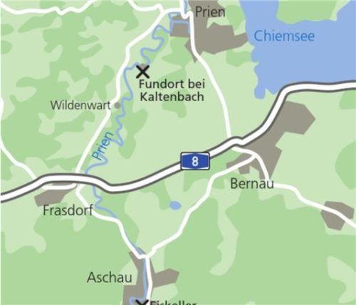 Auf Höhe des Weilers Kaltenbach wurde der leblose Körper der jungen Frau gefunden.klinger