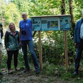 Neue Infotafel an der Mangfall