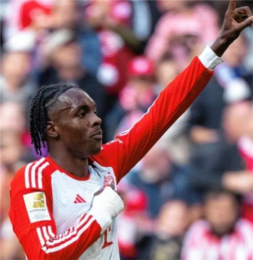 Darf er endlich von Anfang an ran? Mathys Tel half dem FC Bayern oft mit Joker-Toren. Foto DPA/Hoppe
