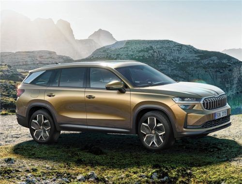 Das tschechische SUV-Flaggschiff Škoda Kodiaq kommt mit besserer Ausstattung und modernerer Technik wie etwa Mildhybrid sowie serienmäßig DSG auf den Markt. Foto Autoren-Union Mobilität/Skoda