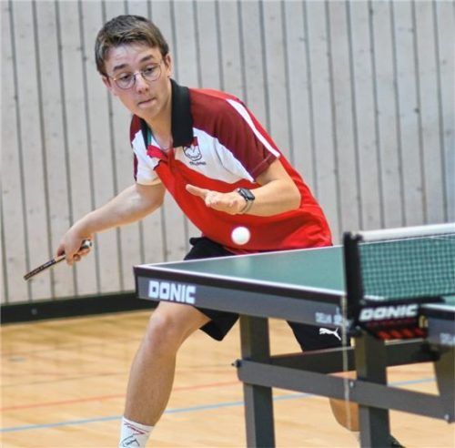 Der Heufelder Till Schmidt bot in beiden Heimspielen eine sehr ansprechende Leistung.Foto Gerhard Erlich