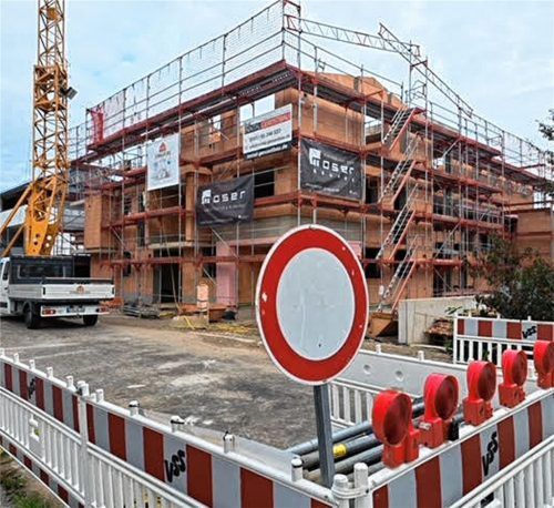 Die Bautätigkeit in der Region ist zurückgegangen. Für den Landkreis bedeutet dies einen massiven Rückgang bei den Einnahmen aus der Grunderwerbsteuer.Foto Hadersbeck