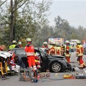 Schwerer Unfallim Berufsverkehr