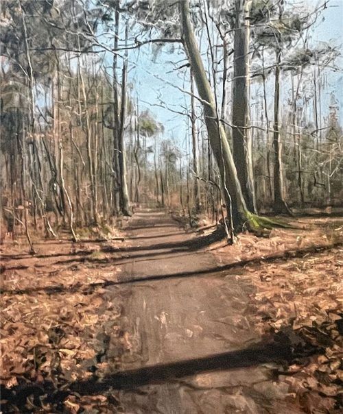 Friedel Anderson: „Darßwald“ (Öl auf Leinwand).Foto kirchner