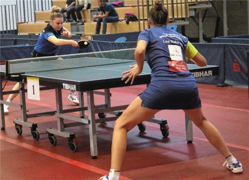 Hana Arapovic gewann das Duell gegen Bingens Spitzenspielerin Lea Rakovac in fünf Sätzen. Foto Gerhard Erlich