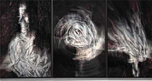 Heidi Schmidigner: Triptychon „Bindung-Wandlung-Lösung“ (Fine Art-Print).Foto janeczka