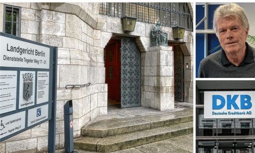 Helmut Wilhelm (oben rechts) aus Kolbermoor hatte die DKB-Bank mit Sitz in Berlin verklagt, nachdem Kriminelle von seinem Konto 34800 Euro gestohlen hatten. Fotos Weinzierl, dpa