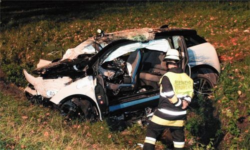 In diesem Fahrzeug kam die junge Frau am 20. Oktober 2023 ums Leben.