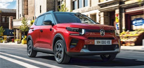 Kleinwagen mit bulliger Karosserie im SUV-Style: der Citroën ë-C3.Foto Autoren-Union Mobilität/Stellantis