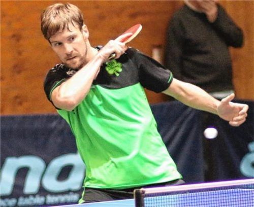 Sebastian Graf sorgte mit seinem Einzelsieg für Bad Aiblings zwischenzeitlichen 3:3-Ausgleich gegen den TSV Oberalteich. Foto Gerhard Erlich