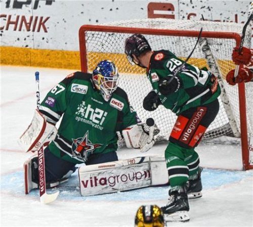 Sicherer Rückhalt: Christopher Kolarz war kaum zu überwinden.Foto Franz Ruprecht