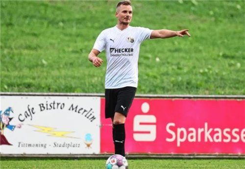 Siegtorschütze gegen Kay: Andreas Giglberger erzielte das 1:0 für die SG Tüßling/Teising.Foto mb.presse