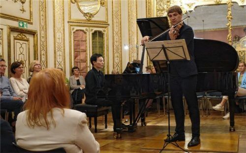 William Youn und Nils Mönkemeyer begeisterten das Publikum.Foto Füchtner