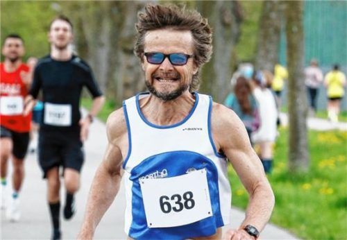 Winfried Huber wurde deutscher Marathon-Meister bei den Männern M60.