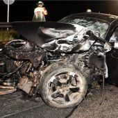 Auffahrunfall bei Tempo 200