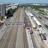 Laimer Bahnhof zwei Jahre später fertig