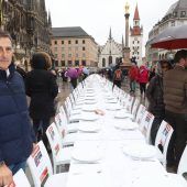 Eine Tafel gegen den Terror