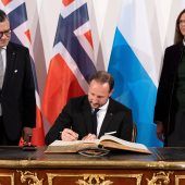 Kronprinz Haakon zu Gast in Bayern