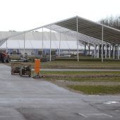 Eine Zeltstadt für 2000 Flüchtlinge