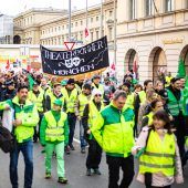 2500 Mitarbeiter des öffentlichen Dienstes streiken