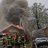 Großbrand mitten in Bichl