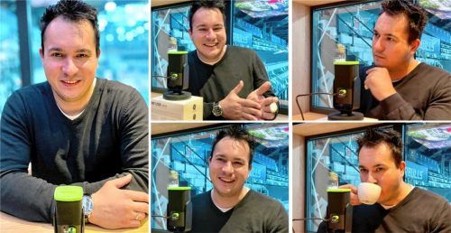 Daniel Bucheli zu Gast beim OVB-Starbulls-Podcast „Hart gecheckt“. Der Ex-Starbulls-Geschäftsführer sprach nicht nur über seine Zeit bei den Starbulls. Foto Hans-Jürgen Ziegler